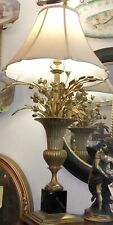 Gorgeous Fredrick Cooper/Wildwood Solid Brass Classic Rose Bouquet Lamp 38" Tall