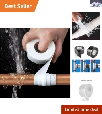 Silikon Reparatur Isolierband Selbstverschweißend wasserdichtes Tape Klebeband ✔ - Bild 1 von 4