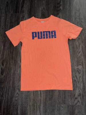 Puma Orange abd Navy Boys Tee XL - Image 1 of 4