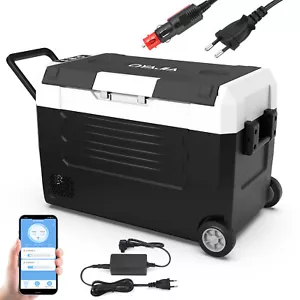 Compressor Portable Camping Outdoor Freezer 12V 45L Cooler Car Refrigerator Dual - Picture 1 of 9