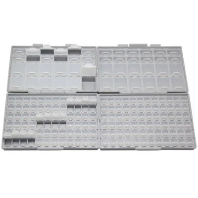 2pc Aidetek BOXALL96 96 lids enclosure SMD SMT parts Organizer Surface Mount Box