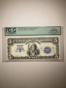 BEO 1899 $5 Silver Certificate Reprint Courtesy DSS Coin & Bullion 1906 - Picture 1 of 2