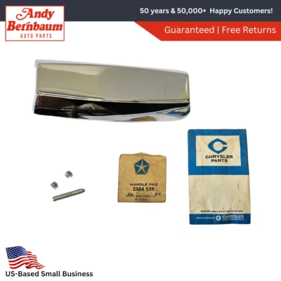 Dodge Plymouth 1965 carrocería manual puerta trasera equipamiento de manija de ventana 2584539 nuevo en stock Foto 1 de 3