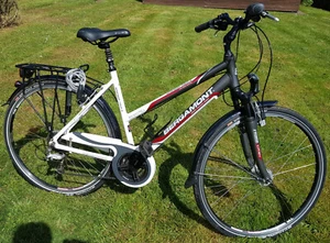 Bergamont, Sponsor Tour S, 24-Gang, RH 52, weiß, Trekkingrad, Hydraulikbremsen - Bild 1 von 4