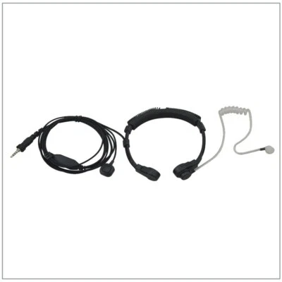 Throat Mic Earpiece Headset for YAESU VX-7R VX-6R VX-120 VX-170 VX-177 Radio - Image 1 of 4