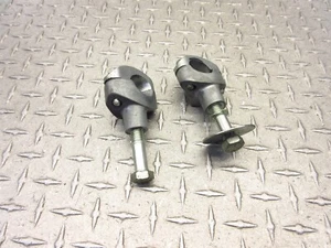 1995 Harley Davidson FLHT Electra Glide Handlebar Handle Bar Riser Clamps - Picture 1 of 12