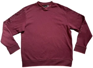 ADIDAS x IVY PARK Sweatshirt Unisex Size SMALL 3 Stripe Burgundy Crew Neck - Picture 1 of 9