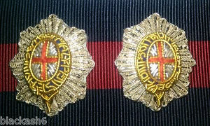 British Army, Coldstream Guards Officers Pips x 2 - Foto 1 di 1