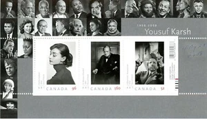 Canada Stamp #2271 - Art Canada: Yousuf Karsh (2008) 1 x 52¢, 1 x 96¢, 1 x $1.60 - Picture 1 of 1