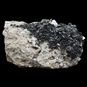 Hämatit (Hämatitvorkommen, Nador, Oriental Reg., Marokko) #M4697 67x39mm - Bild 1 von 1