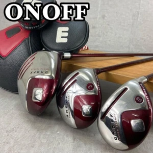 ONOFF AKA DRIVER Fairway Wood Hybrid Utility 3pcs Set Flex-R MP-516 With H/C F/S - Picture 1 of 10