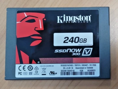 SSD KINGSTON ssdNOW V300 240GB (SV300S37A/240G) - Immagine 1 di 2