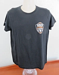 Gildan Men's Black Biker For Life Short Sleeve T-Shirt Size Large - Picture 1 of 7