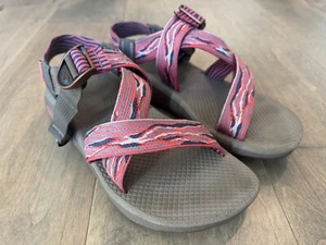 Chaco Mega Z/Cloud Strappy Sandals Blend Grenadine Coral J107080 Women's Size 9 - Picture 1 of 15