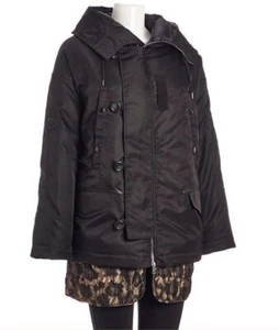 NUOVO PIUMINO MONCLER Y Ibuki ricamato con cappuccio (taglia 1/S) - prezzo al pubblico consigliato $2.200,00! - Foto 1 di 12