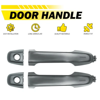 Для 12-17 TOYOTA Camry 1G3 магнитные серый металлический ручки спереди LH + RH с замочной скважиной - Изображение 1 из 4