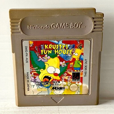 Krusty's Fun House - Nintendo GameBoy - Tested & Working - Free Postage! - Image 1 of 2
