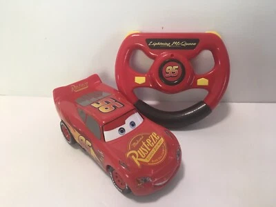 Disney Store Pixar Cars 3 Lightning McQueen RC Remote Control Car Working - Image 1 of 4