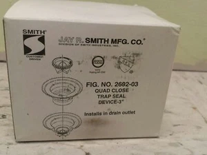 Jay R. Smith Mfg. Co Elastomeric Stink Stopper Quad Close Trap Seal 2692-03 - Picture 1 of 3