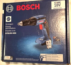 Bosch 18V Volt Brushless 1/4" Hex SCREWGUN GTB18V-45N *Genuine* NEW! Sealed! - Picture 1 of 6