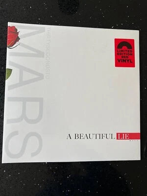 Thirty Seconds to Mars - A BEAUTIFUL LIE - RED Colour LP VINYL  NEW Sealed - Image 1 of 2