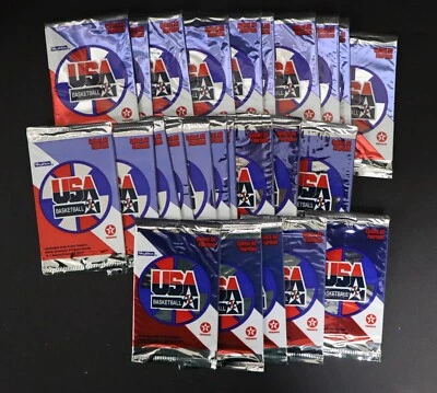 1996 Skybox Texaco USA Basketball Lot of (25) Sealed Packs - Image 1 of 2