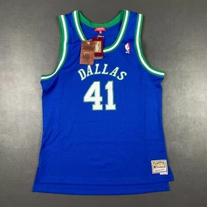 100% Authentic Dirk Nowitzki Mitchell & Ness Mavericks Jersey Size XL Womens - Picture 1 of 6