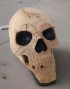Easter Unlimited 90s Halloween Lifelike SKULL FOAM RUBBER Goth HORROR PROP   - Picture 1 of 14