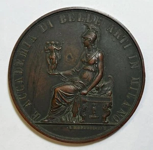 MILANO. Accademia delle Belle Arti. Medaglia premio e 1268 - Picture 1 of 2