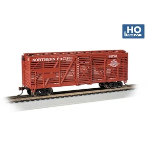 18516 Bachmann HO Gauge 40' Stock Car - Northern Pacific #81761 - Picture 1 of 1