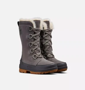 Sorel Tivoli IV 1870101-052 Women 8 Gray Waterproof Insulated Winter Boot VER313 - Picture 1 of 12