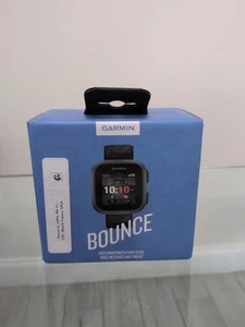 Garmin Bounce Kids Smartwatch Two-Way Text & Voice Message Location Track -Black - Photo 1 sur 2