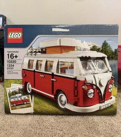 LEGO CREATOR: Volkswagen T1 Camper Van (10220) Unopened Box Sealed Bags New