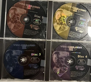 Wing Commander III 3 Heart Of The Tiger Origin Interactive Movie PC 4 Discs 1994 - Picture 1 of 5