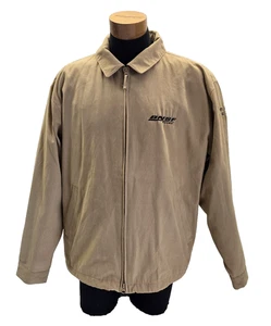 BNSF Railroad Jacket Team Alliance 40 Club Zip Up Tan Vantage Mens Size Large - Picture 1 of 14
