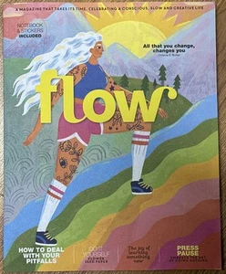 FLOW Magazine PAPER BOOK Changes You 2024 Issue 39 Notebook Stickers Included - Picture 1 of 7