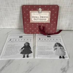 American Girl Puppenkleid Muster Kirstens hübsche Kleidung geschnitten & ungeschnitten 1990 BxFF - Bild 1 von 12