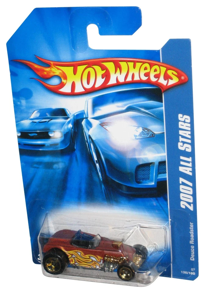 Hot Wheels 2007 All Stars (2006) Red Deuce Roadster Toy Car 136/180 - Image 1 of 1