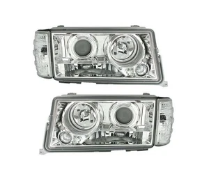 MERCEDES 190E W201 1983 1984 1985-1993 CHROME VP515 TOP SET FEUX AVANT PHARES - Picture 1 of 5