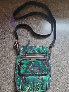 Sakroots Crossbody Purse Floral Print Bag Small-8.5" x 7"x 1" - Foto 1 di 12