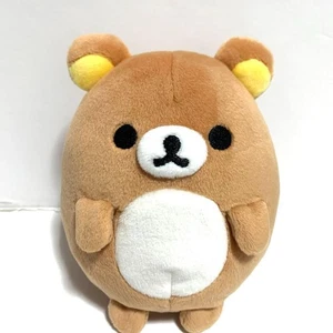 San-X Rilakkuma Manmaru Mochimochi Plush Toy Doll Size Small Brown 5.1 in 2018 - Picture 1 of 24