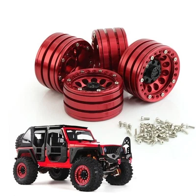 AXIAL Wraith 1:10 Scale Crawler 1.9" Aluminum Alloy Wheel Set BL01 - 4-Piece - Image 1 of 4