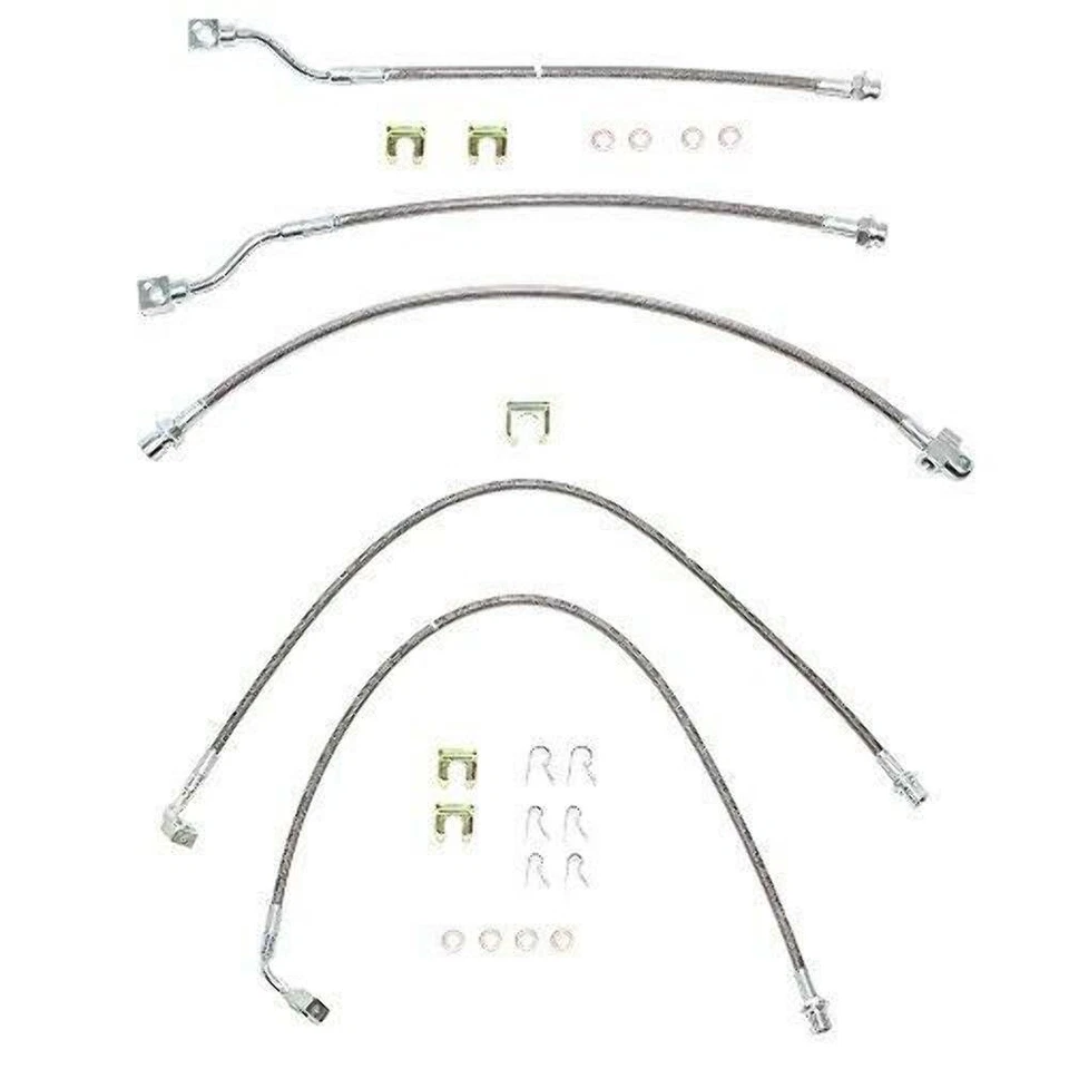 For Chevrolet Silverado 1500 HD 2001-2003 Brake Hose Kit -HSK0001SS-CPP - Image 1 of 1