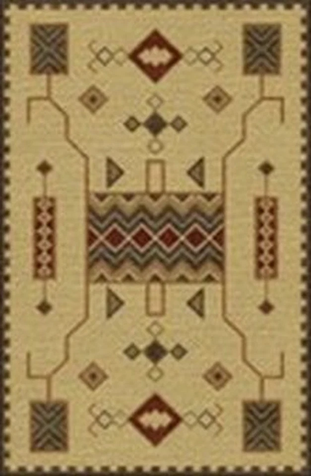 Alfombra Rizzy 5x8 dorada geométrica Chevron en ángulo MZ159B - abril 5' x 8' Foto 1 de 1