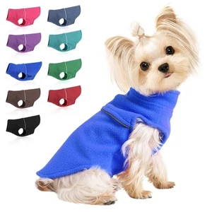 Fleece Vest Dog Sweater for Small Dogs & Cats - Winter Warm Pullover Coat (Me... - Picture 1 of 8