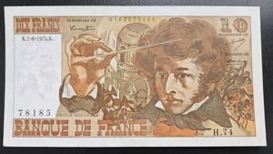 FRANCE 10 FRANCS 1/8/ 1974 H.74 BERLIOZ Qualité !! - Picture 1 of 2