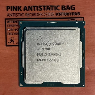 Intel I7-9700 3.00GHz Core CPU Processor SRG13 - Image 1 of 2