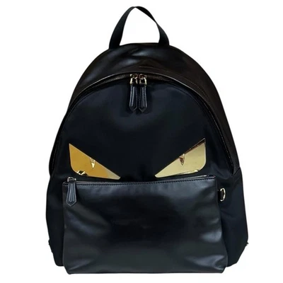 FENDI Backpack Â· Daypack 7VZ042 leather Nylon Monster Bugs used - Image 1 of 4