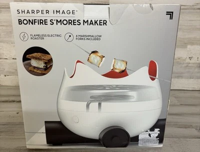 无焰棉花糖 S’mores 制造商包括四个叉子和易于清洁的零件 — 第 1/4 张图片