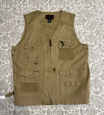 Lauren Ralph Lauren Fishing Vest Unisex Medium Vintage 90s Safari Utility LRL - Image 1 of 4